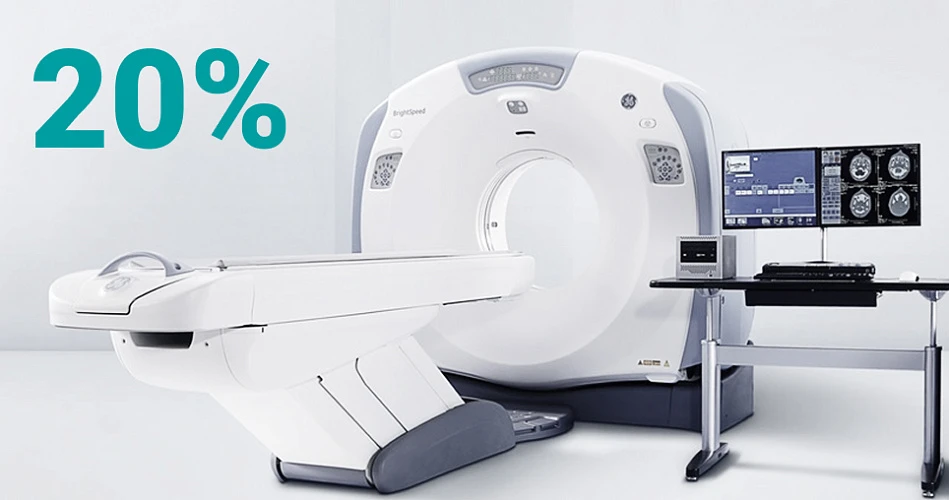 Скидка 20% на КТ-исследования